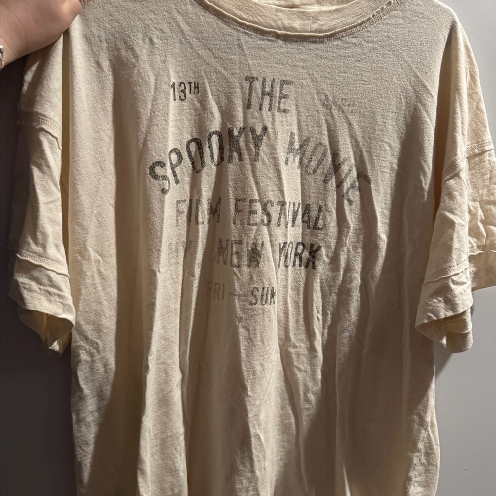 Aerie Cream Graphic Tee